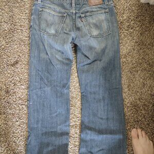 Mens Levi’s jeans low boot cut 529